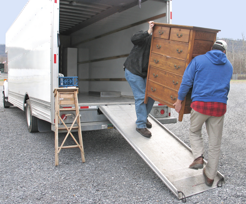 Movers Loading A Moving Truck