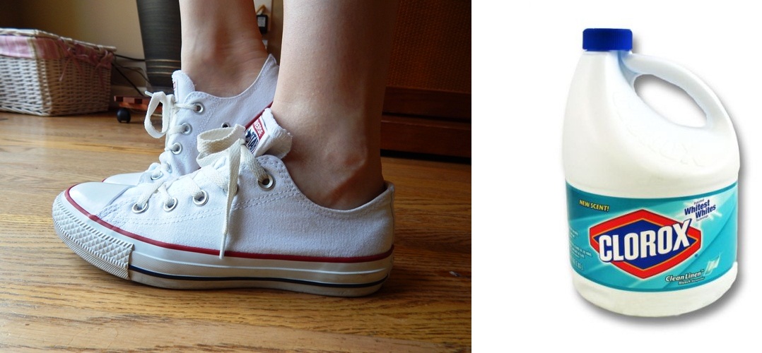 how to clean white converse without bleach