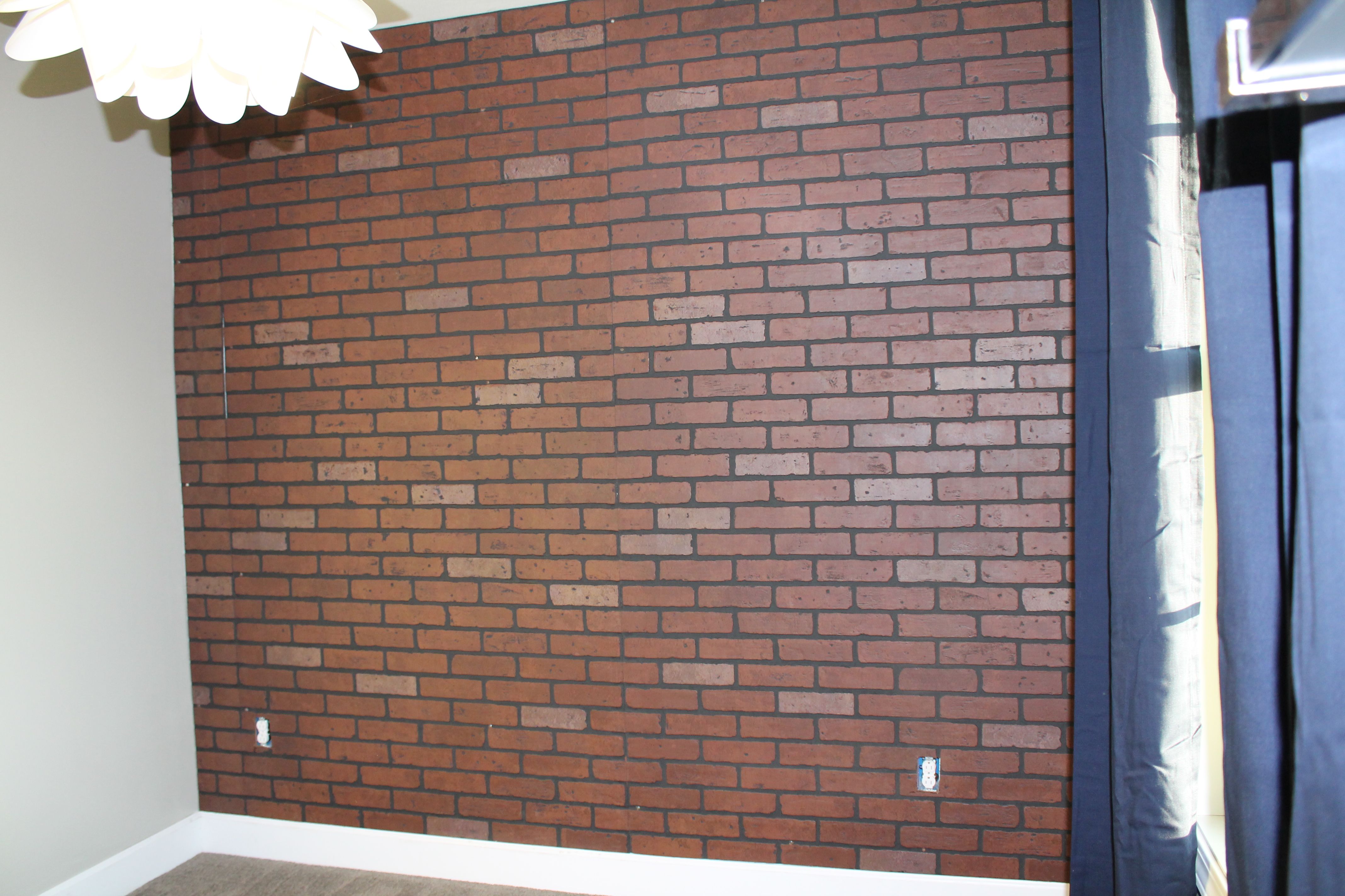 25  Exterior faux brick wall panels 