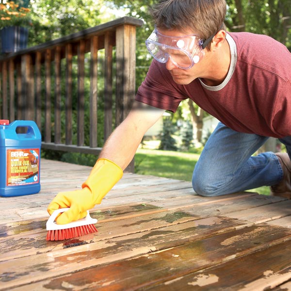 How to restain a wood deck in 5 steps HireRush Blog