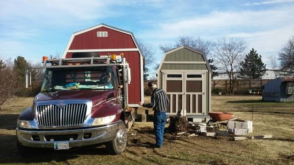 shed movers, portable buildings, mover 405 737-3104