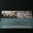 Photo #1: SNIDER CLEANING “LICENSED”