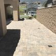 Photo #1: FirePlace Remodel Stone Veneer Block Wall Interlocking Concrete Pavers