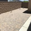 Photo #2: FirePlace Remodel Stone Veneer Block Wall Interlocking Concrete Pavers