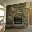 Photo #3: FirePlace Remodel Stone Veneer Block Wall Interlocking Concrete Pavers